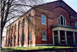 Interior of converted church